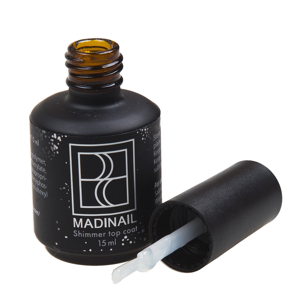 картинка Топ глянцевый с шиммером #1, 15 мл от магазина MADINAIL 
