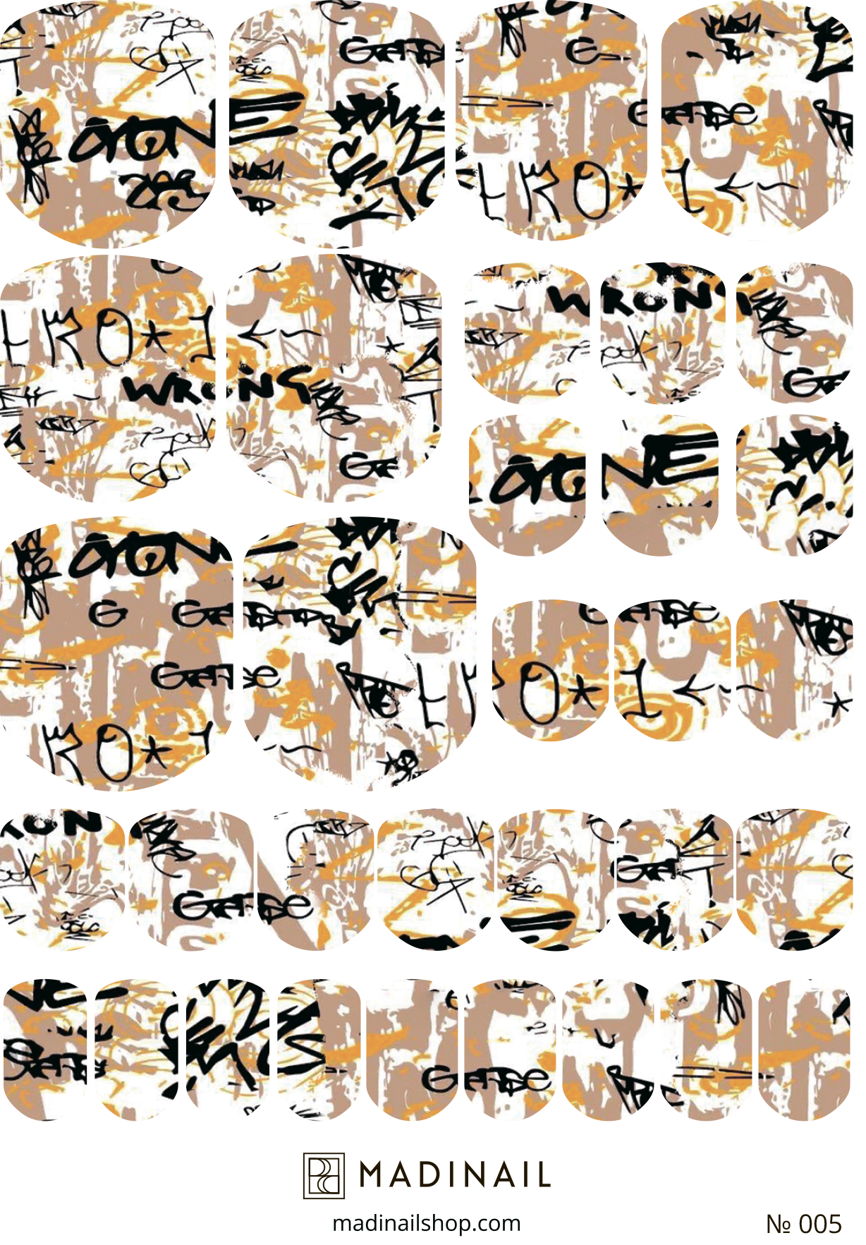 картинка Пленка для педикюра №005 от магазина MADINAIL 