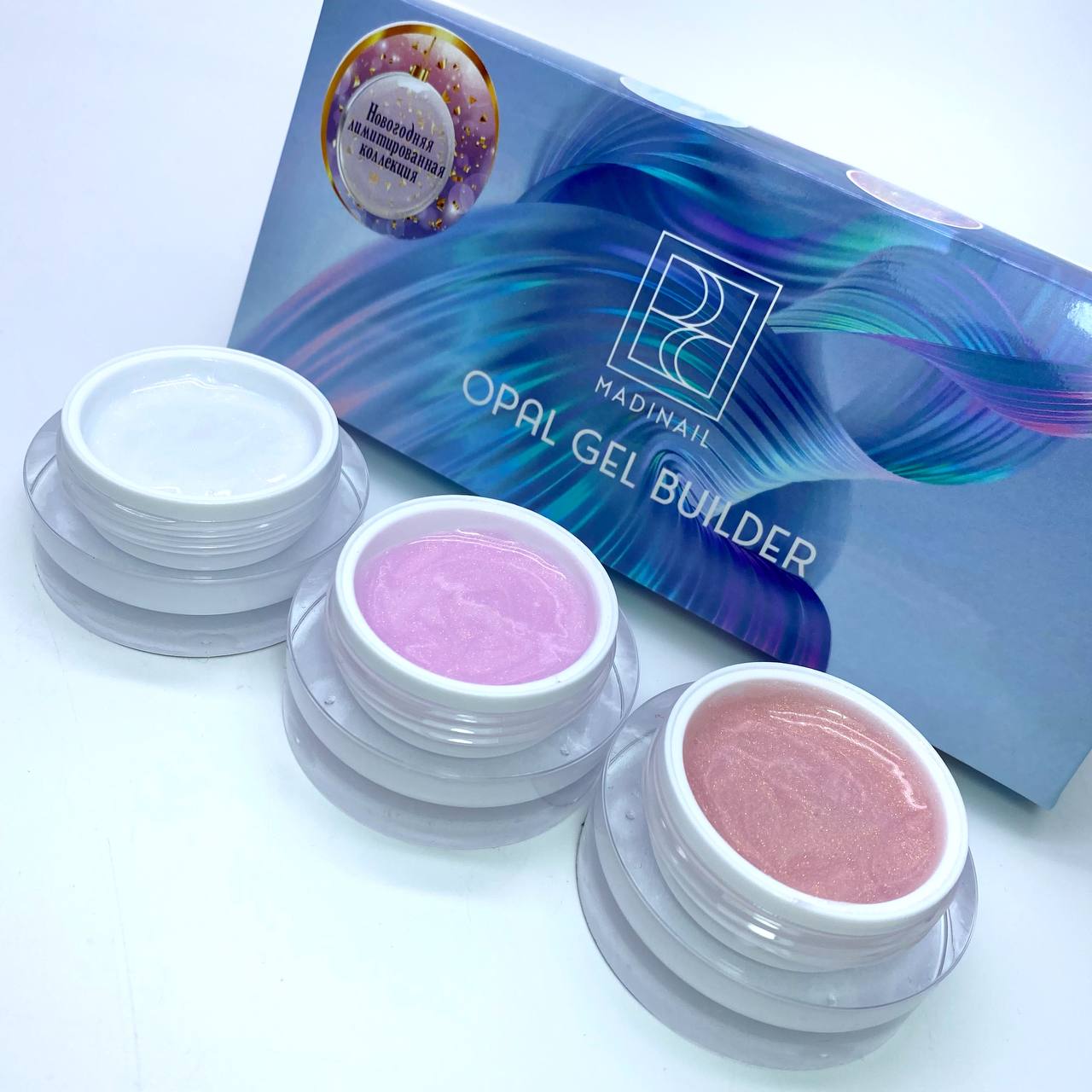 картинка Набор гелей Opal builder gel от магазина MADINAIL 