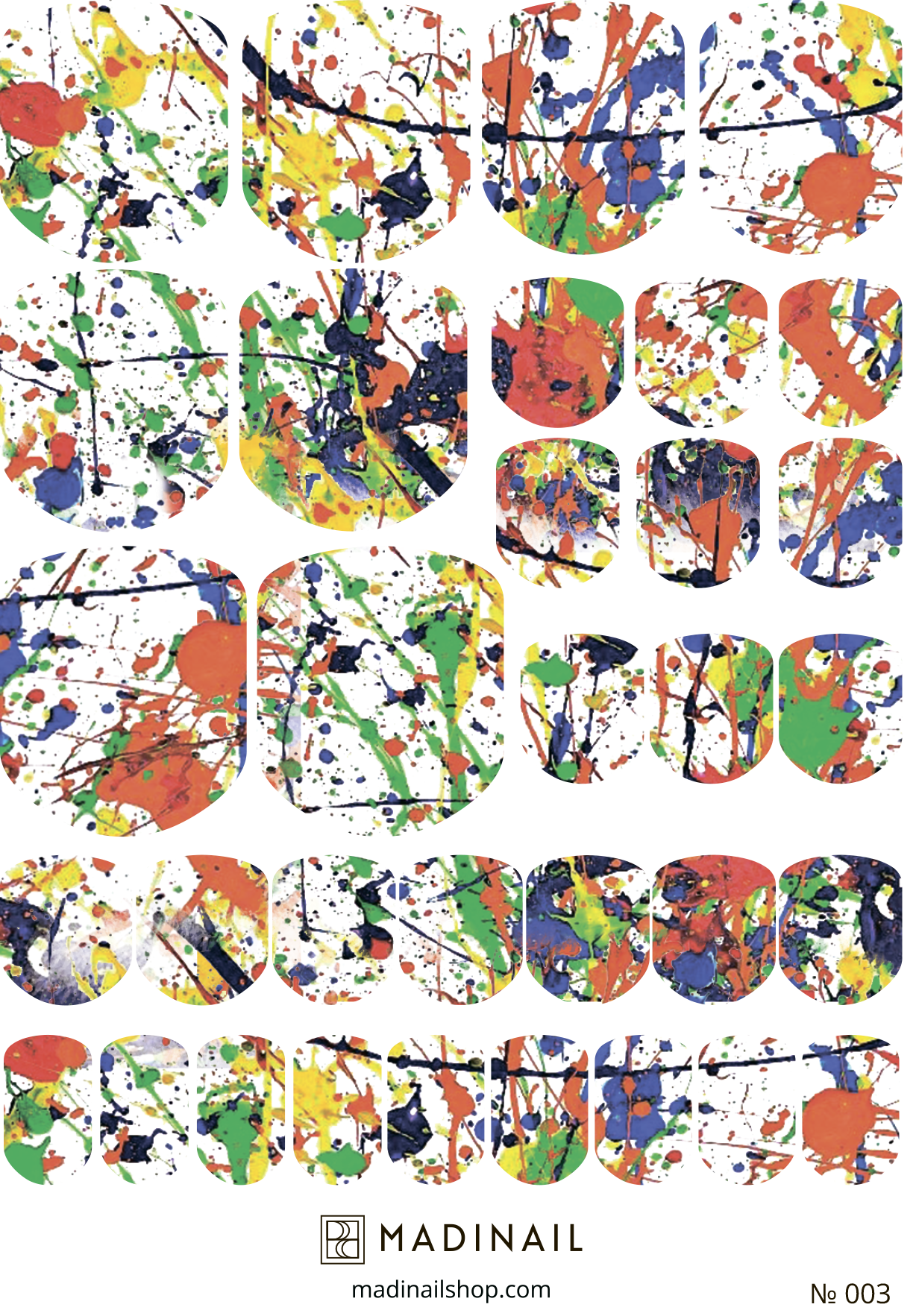 картинка Пленка для педикюра №003  от магазина MADINAIL 