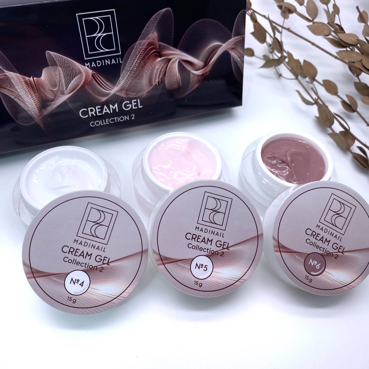 картинка Набор Cream Gel Collection №2 (3 шт*15 гр) от магазина MADINAIL 