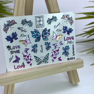 картинка Слайдер Madinail B3D 1 серебро от магазина MADINAIL 