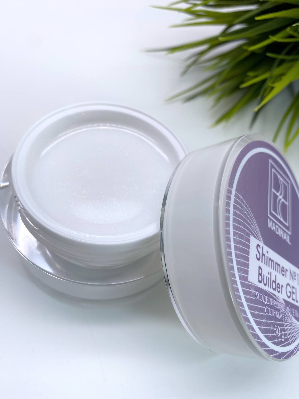 картинка Моделирующий гель с шиммером №1, 50 гр от магазина MADINAIL 
