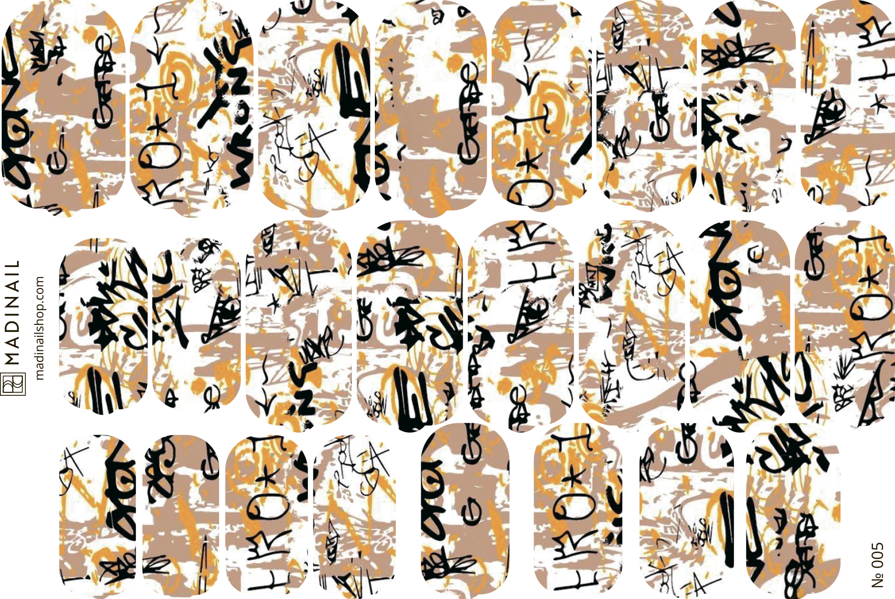 картинка Пленка для маникюра №005 от магазина MADINAIL 