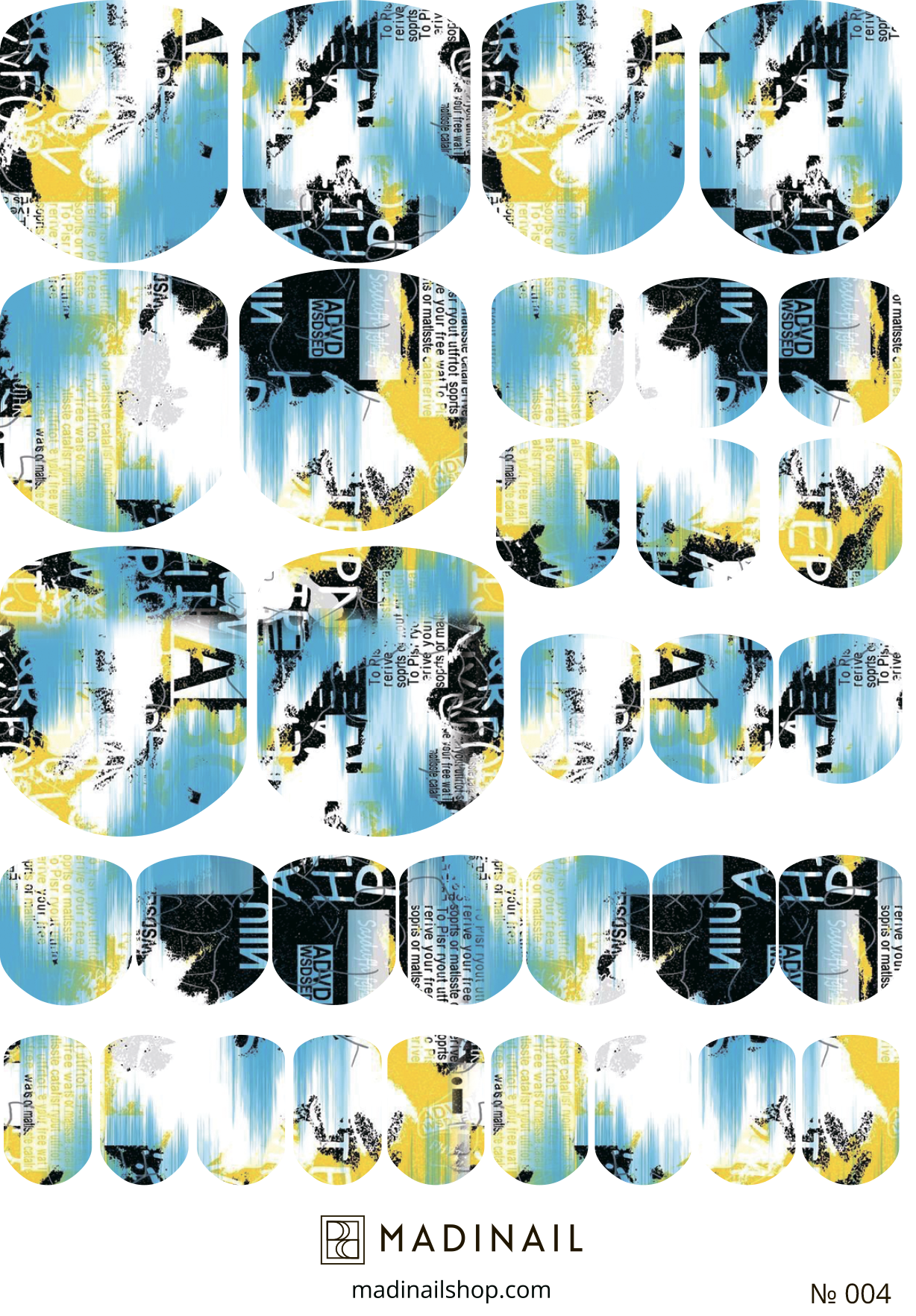 картинка Пленка для педикюра №004 от магазина MADINAIL 