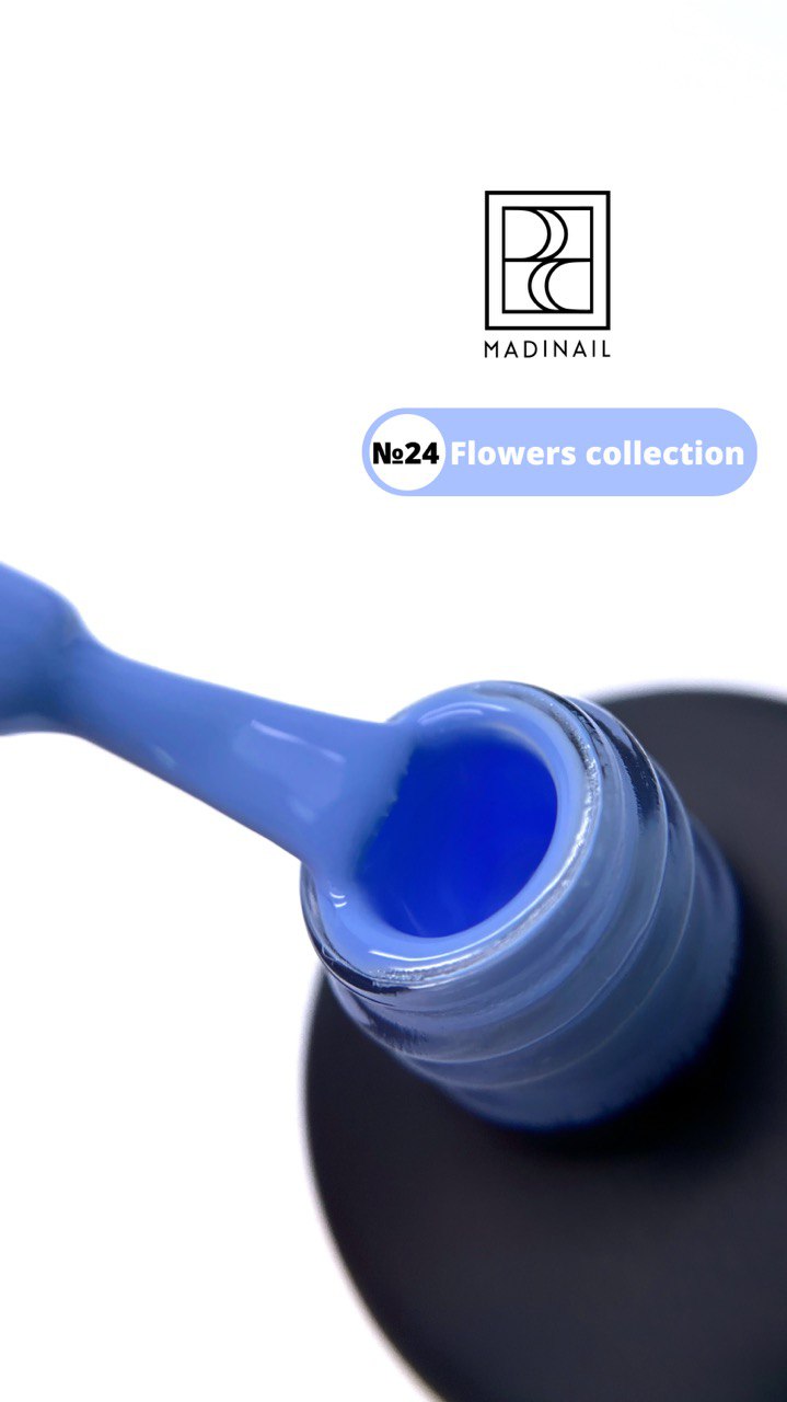 картинка Гель-лак Prima Flowers №24, голубой, 12 мл от магазина MADINAIL 