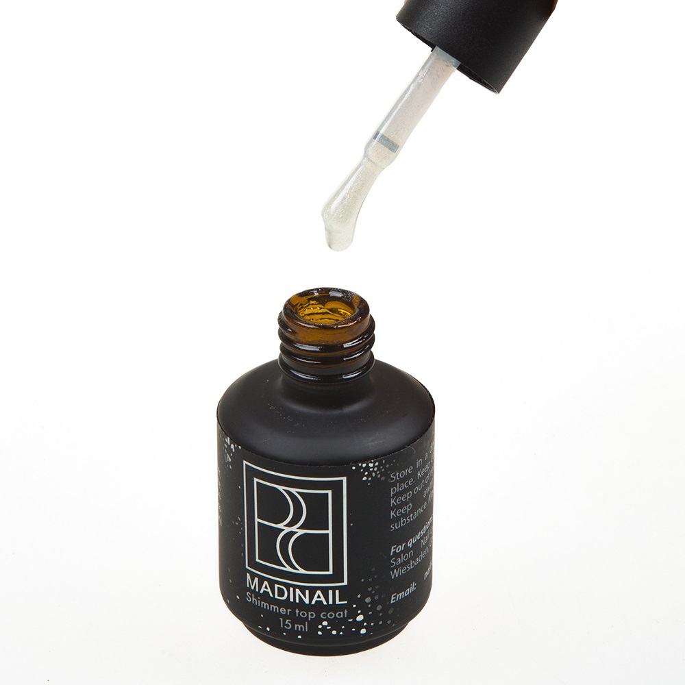 картинка Топ глянцевый с шиммером #1, 15 мл от магазина MADINAIL 