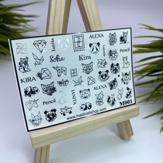 картинка Слайдер Madinail М 1 серебро от магазина MADINAIL 