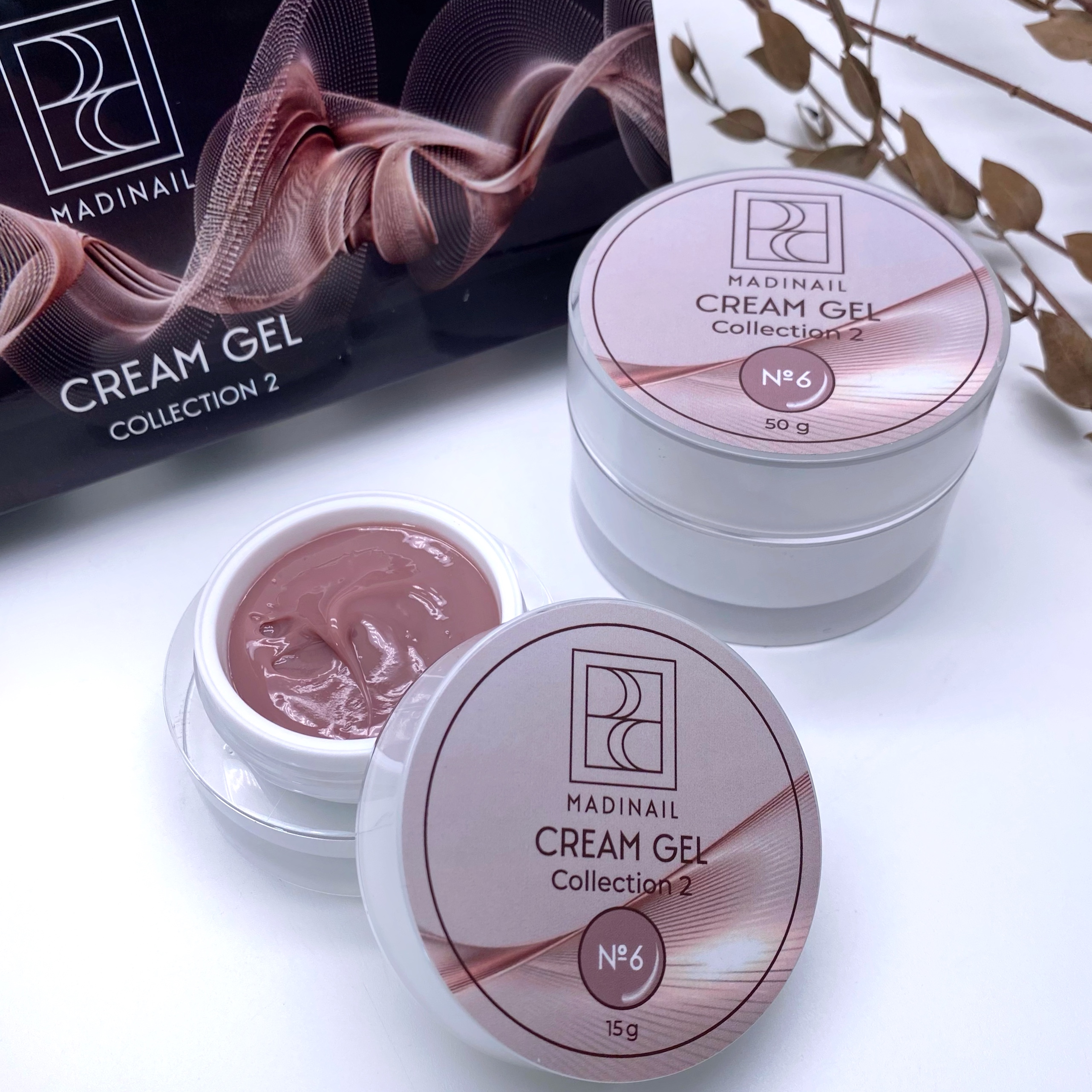 картинка Крем-гель #6, 50 гр от магазина MADINAIL 