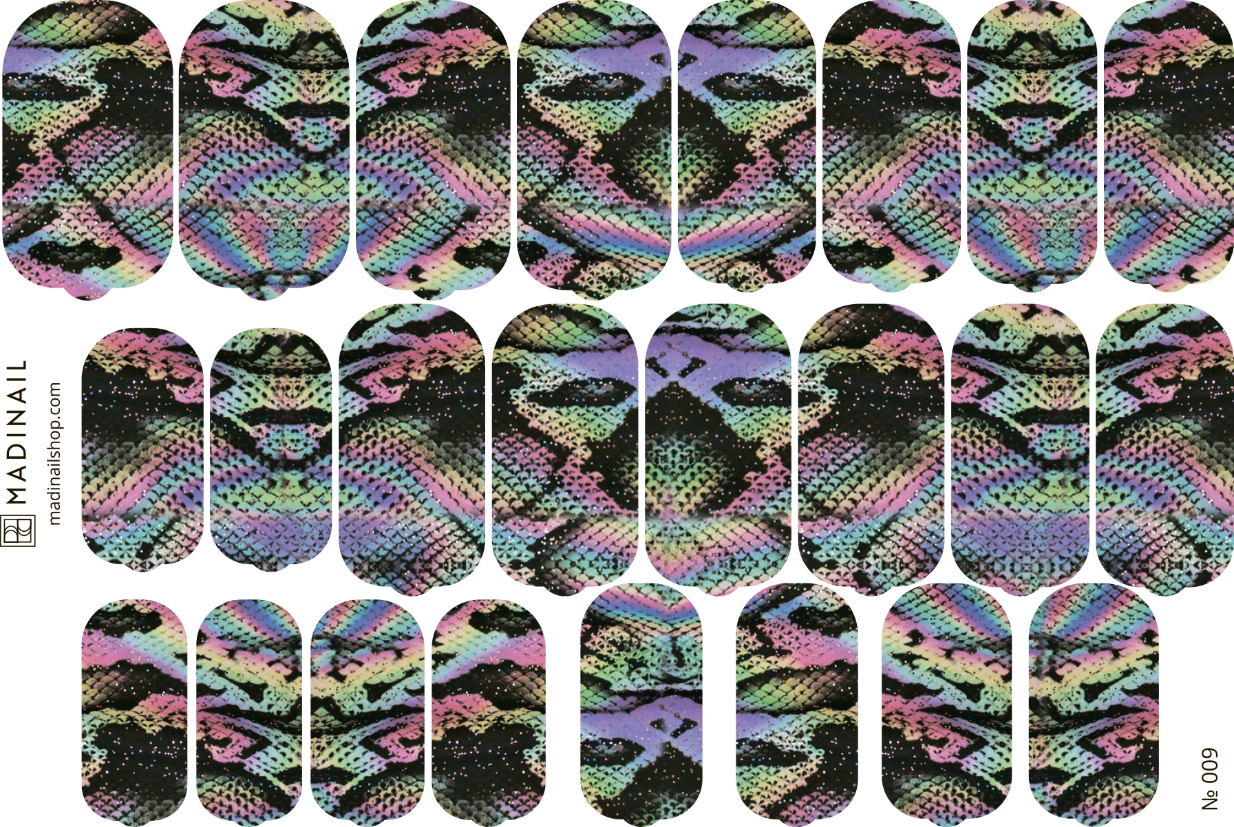 картинка Пленка для маникюра №009 от магазина MADINAIL 