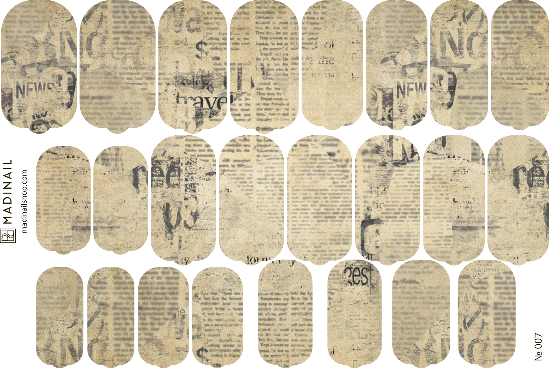 картинка Пленка для маникюра №007 от магазина MADINAIL 