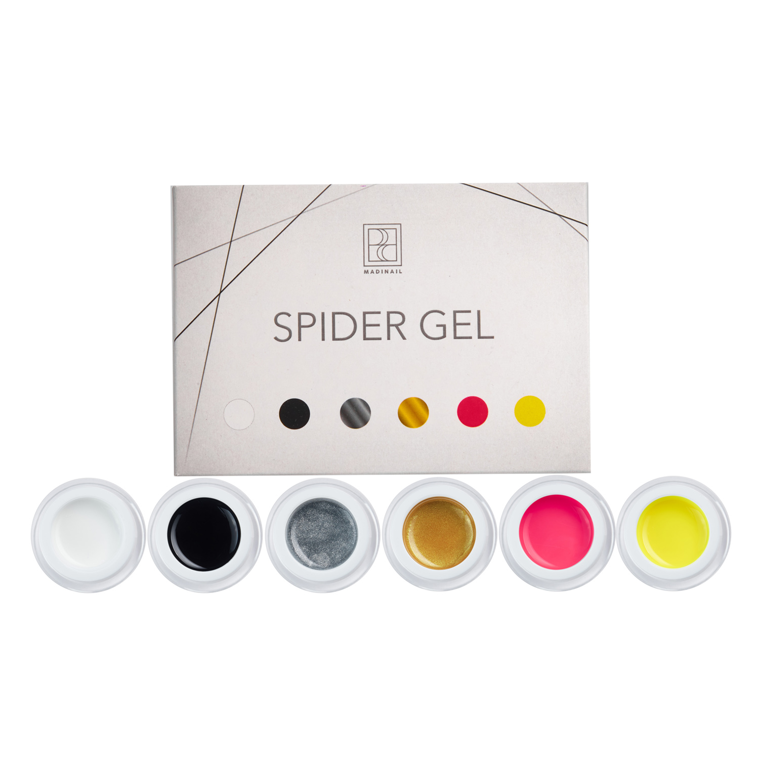 картинка Набор Spiderweb (6 шт*5 гр) от магазина MADINAIL 