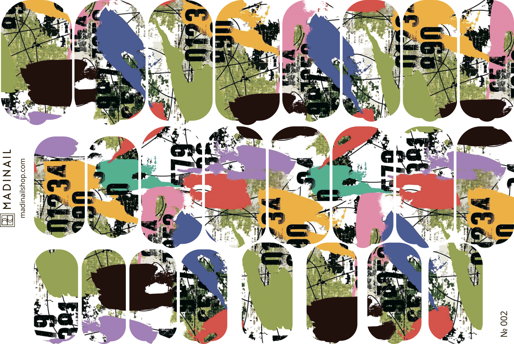 картинка Пленка для маникюра №002  от магазина MADINAIL 