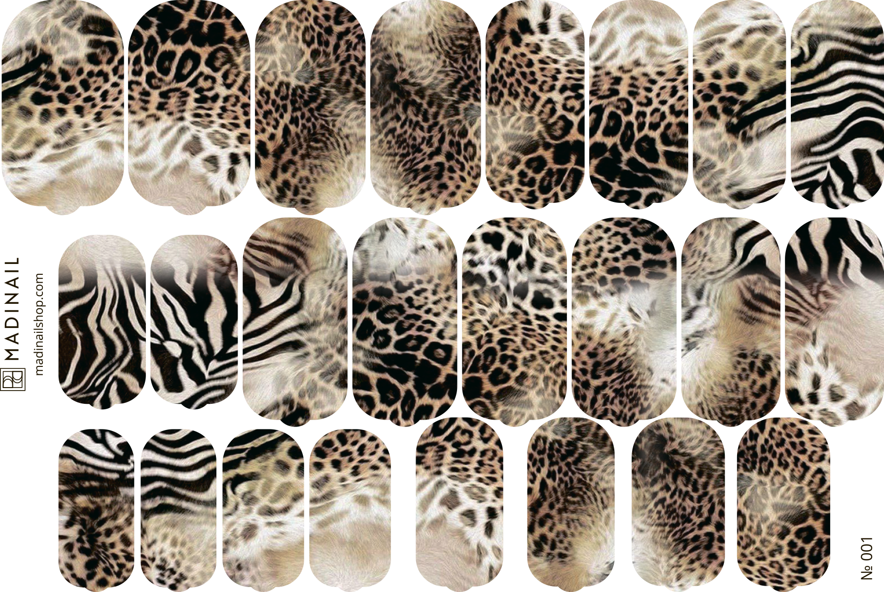 картинка Пленка для маникюра №001 от магазина MADINAIL 